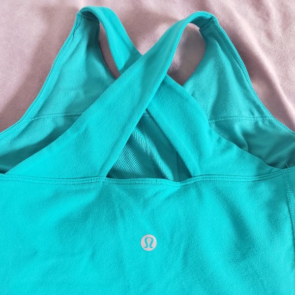 Lululemon Teal Tank Top Zipper Pocket - Picture 4 of 7